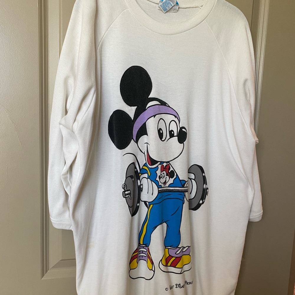 vintage Gym Mickey 3/4 pullover